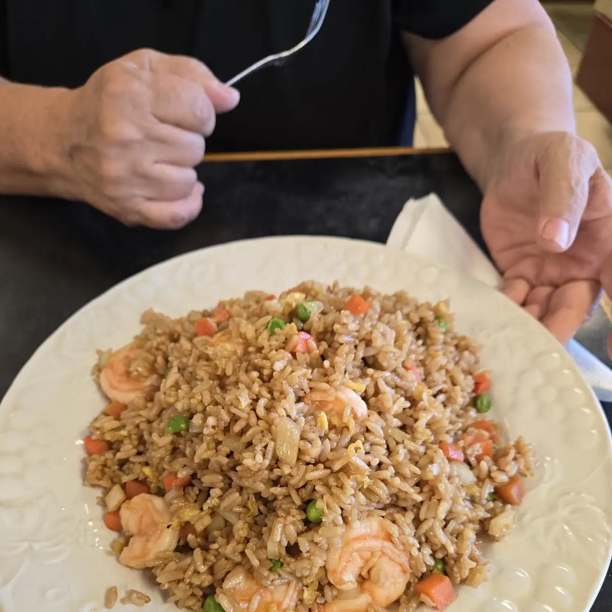 shrimp fried rice 虾炒饭